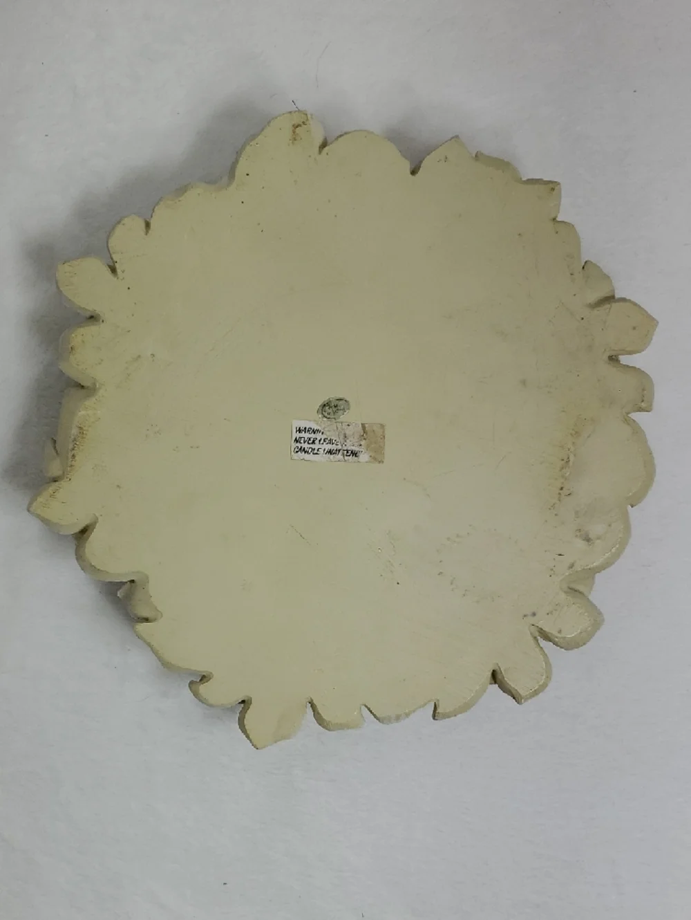Magnolia Resin Decorative Candle Holder Flower Dish